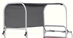 UVカット黒メッシュ日除け幌。