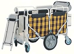 乗車人数6~8人の大型ベビーカート。