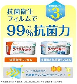 抗菌衛生フィルムで99%抗菌力