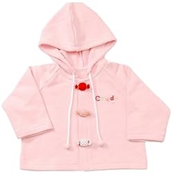 手作りテイストがいっぱいの可愛いパーカー。