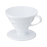 ハリオ V60透過ドリッパー02 セラミックホワイト