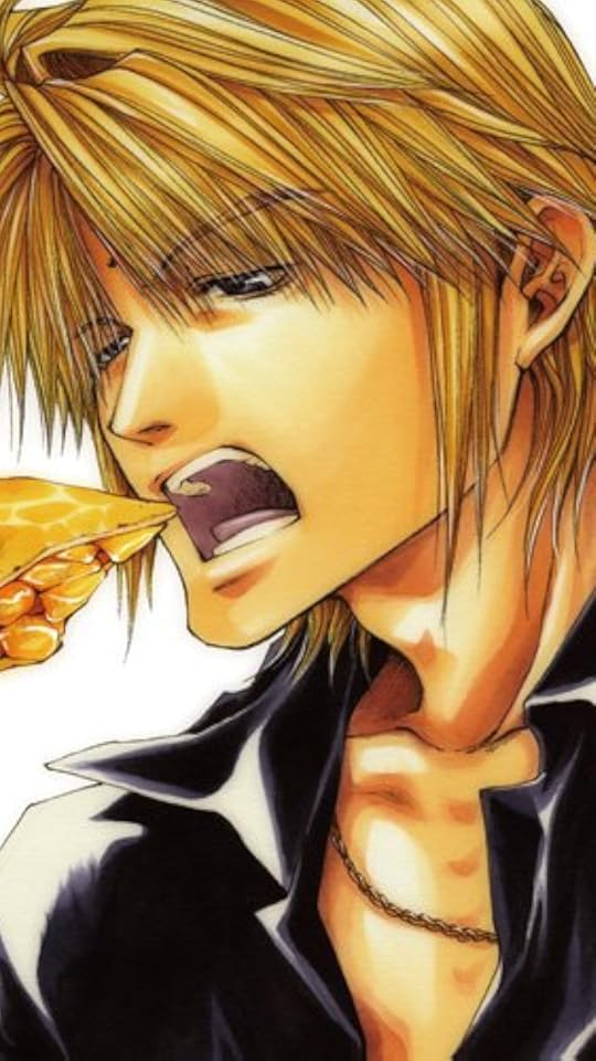 2022冬アニメ - ピザを食べようとしている玄奘三蔵