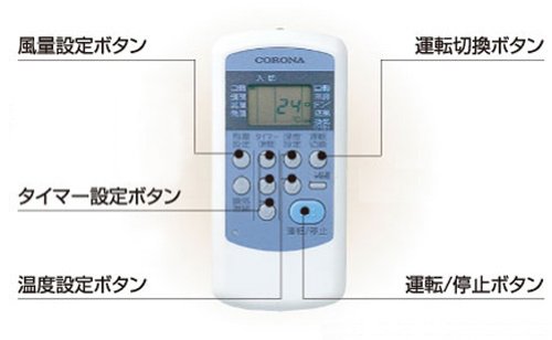 コロナ(CORONA) ウインドエアコン(冷房専用タイプ) シェルホワイト CW-1610(WS)
