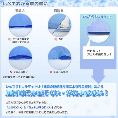 히라카와 서늘한 젤 매트 프리미엄 싱글 (90 × 90)