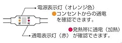 一目でわかるパイロットランプ付