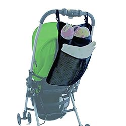 ベビーカーの背面と車の座席に簡単に取り付けられます