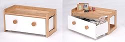 テーブルと収納BOXがセット