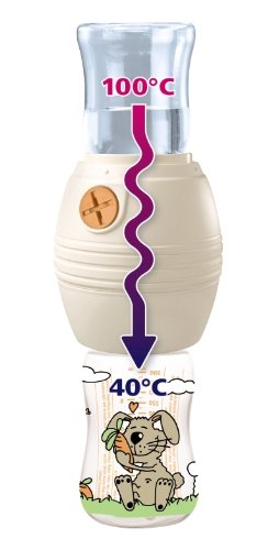 沸騰したお湯をあっという間に、調乳温度に！