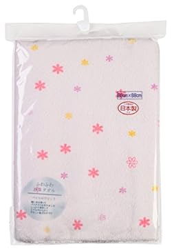 ガーゼの細い糸で赤ちゃんのバスタオル