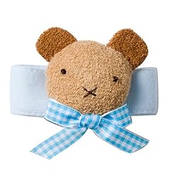 パイル製の動物たちがついた手首につけるガラガラです