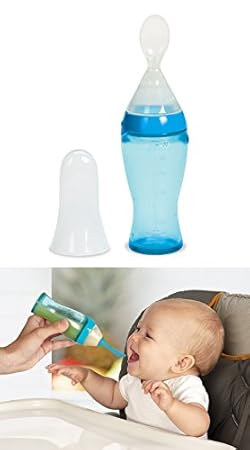 器とスプーンが一体化。離乳食初期から