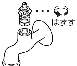 吐水口からの水漏れ補修用カートリッジ