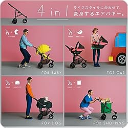 ライフスタイルに合わせて、変身するエアバギー。