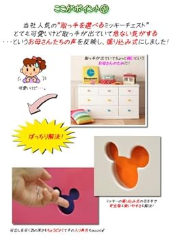 掘り込み部分がミッキーの顔