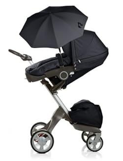 ストッケエクスプローリーに取り付けられるパラソル