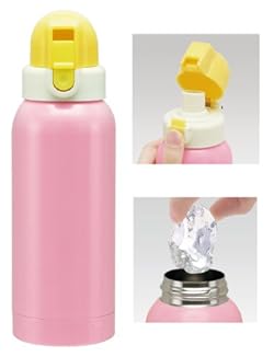 ミルク用のお湯の携帯に役立つステンレスボトル