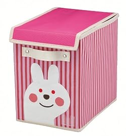 うさぎの付いた収納BOXです。
