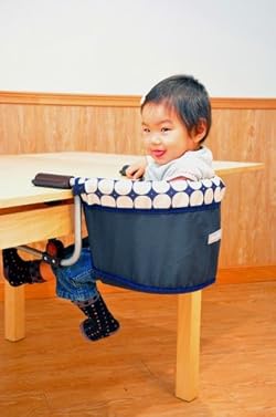 固定アームでテーブルを上下から挟んでしっかり固定