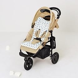 厚みのある贅沢マットで、ベビーカーをコーディネート