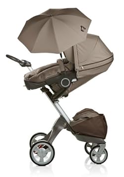 ストッケエクスプローリーに取り付けられるパラソル