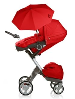 ストッケエクスプローリーに取り付けられるパラソル