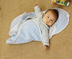 ふわふわの肌触りに、ベビーもごきげん。