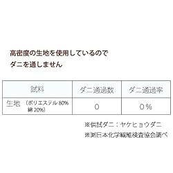 ダニを通さない