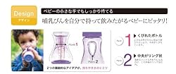 自分で持って飲みたがるようになったベビーにピッタリ