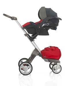 ストッケのストローラーにアダプターなしで取付可