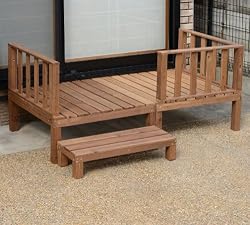 コンフォートでリーズナブルなウッドデッキセット