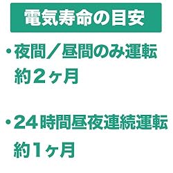 電池寿命の目安