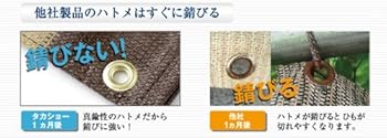 強度の高いハトメ