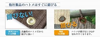 強度の高いハトメ