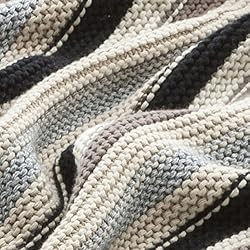 やわらかなニットブランケット