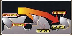 2種類のチップ構造