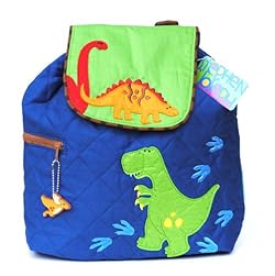 アップリケが可愛い、柔らかいキルティングリュック