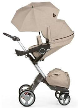 ストッケエクスプローリーに取り付けられるパラソル