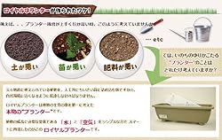 プランターのこと、どれだけ考えている？