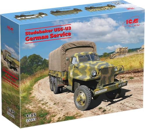 ICM 1/35 ドイツ スチュードベーカー US6-U3 プラモデル 35493 (軍用車両)