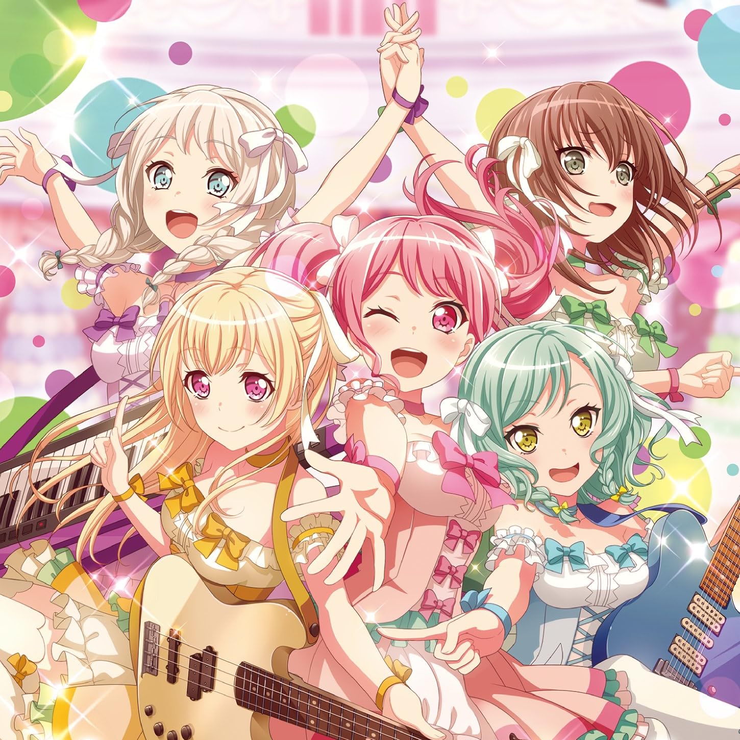 2019年秋アニメ - バンドリ! Pastel*Palettes 丸山彩,氷川日菜,白鷺千聖,大和麻弥,若宮イヴ