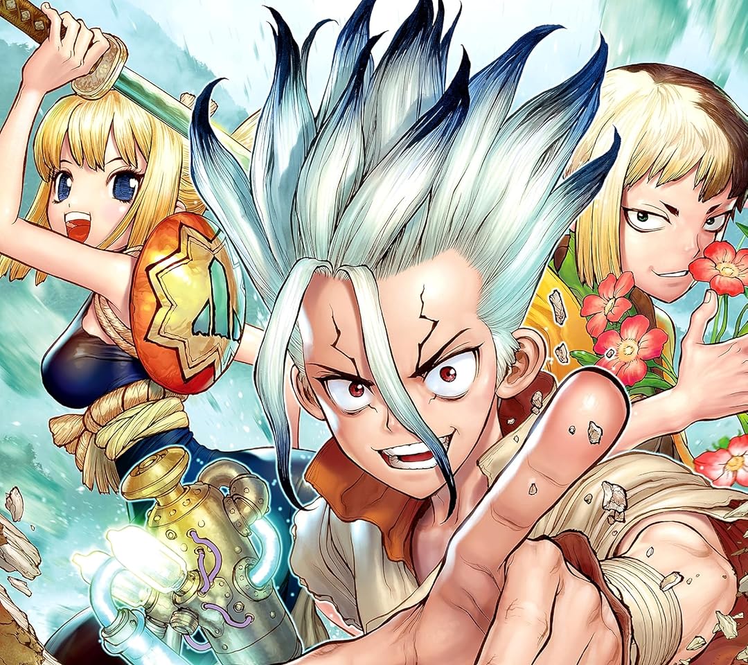 2023 春アニメ - コハク,石神 千空（いしがみ せんくう）,浅霧 幻（あさぎり ゲン）