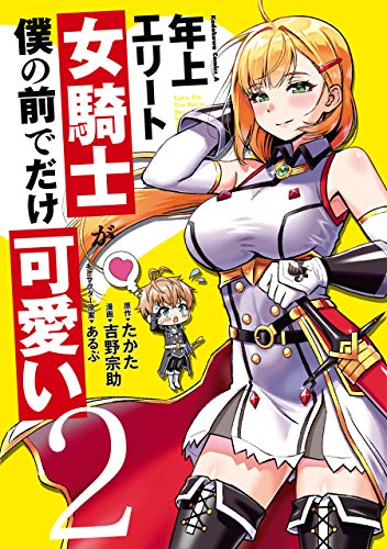 年上エリート女騎士が僕の前でだけ可愛い 2巻 表紙