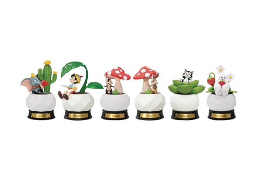 ディズニー ポケットプラントシリーズ ミニジオラマ ステージスタチュー 6ピースボックスセット