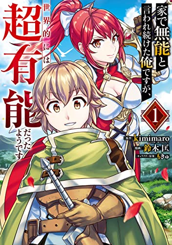 家で無能と言われ続けた俺ですが、世界的には超有能だったようです 1巻 表紙