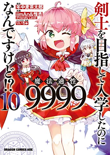 剣士を目指して入学したのに魔法適性9999なんですけど！？ 10巻 表紙