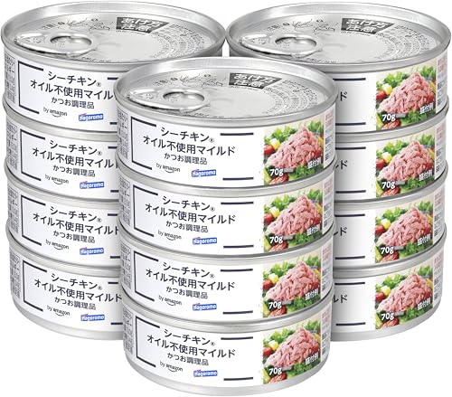 by Amazon シーチキン マイルド 70g ×12缶