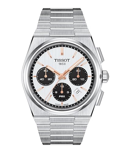 TISSOT メンズ 腕時計 PRX オートマティック クロノグラフ