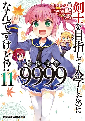 剣士を目指して入学したのに魔法適性9999なんですけど！？ 11巻 表紙