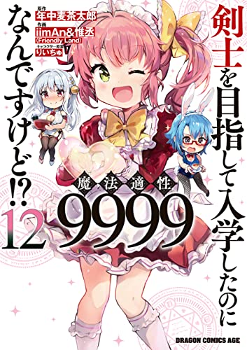 剣士を目指して入学したのに魔法適性9999なんですけど！？ 12巻 表紙