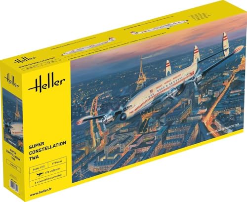 プラッツ エレール 1/72 L-1049 スーパー コンステレーション TWA プラモデル HE82391 (飛行機)